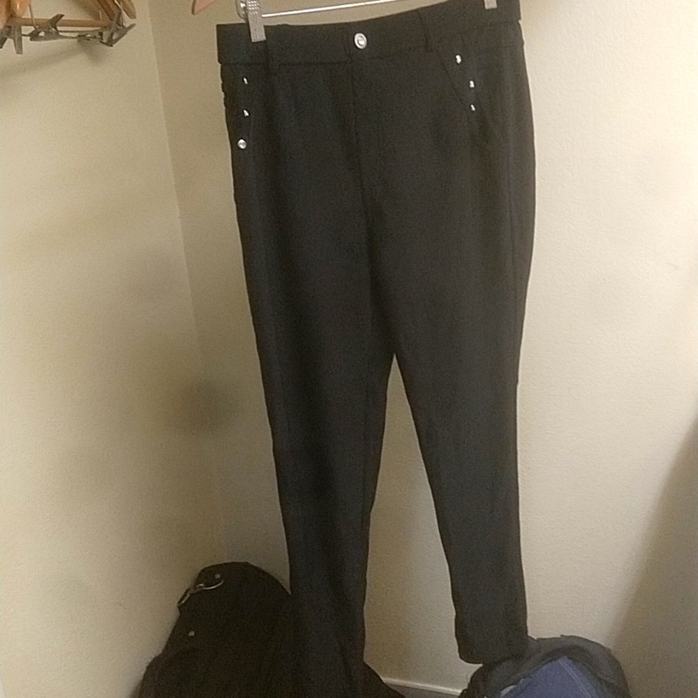 Thrill Jeans, Ladies, black, stretchy, 2X